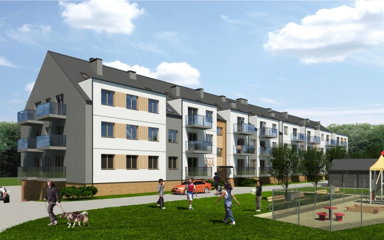 wizualizacja mieszkania Dębno